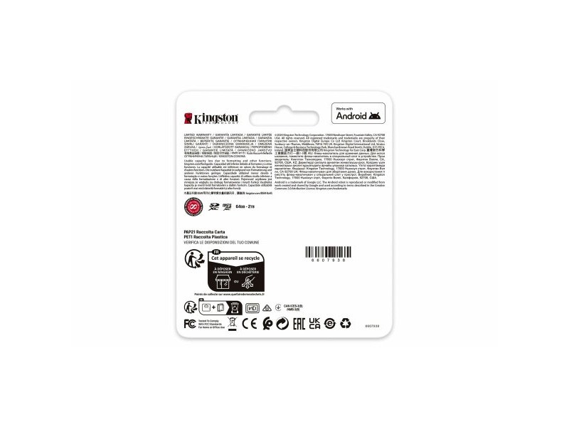Mикро SD карта памет с адаптер Kingston SDG4/1TB 1 TB