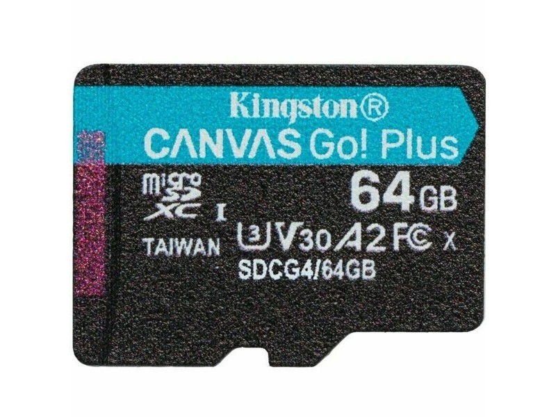 Kарта памет Micro SDXC Kingston CANVAS Select Plus 64 GB