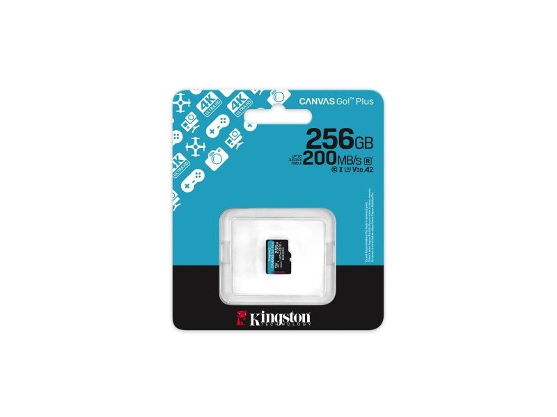Mикро SD карта памет с адаптер Kingston SDCG4/256GBSP 256 GB