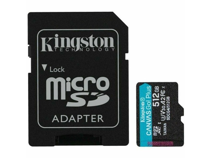 Mикро SD карта памет с адаптер Kingston SDCG4/512GB 512 GB