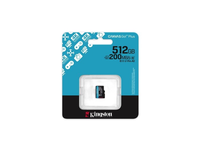 Mикро SD карта памет с адаптер Kingston SDCG4/512GBSP 512 GB