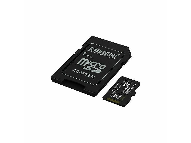 Mикро SD карта памет с адаптер Kingston SDCS3/64GB 64 GB Mикро SD карта памет с адаптер Kingston SDCS3/64GB 64 GB