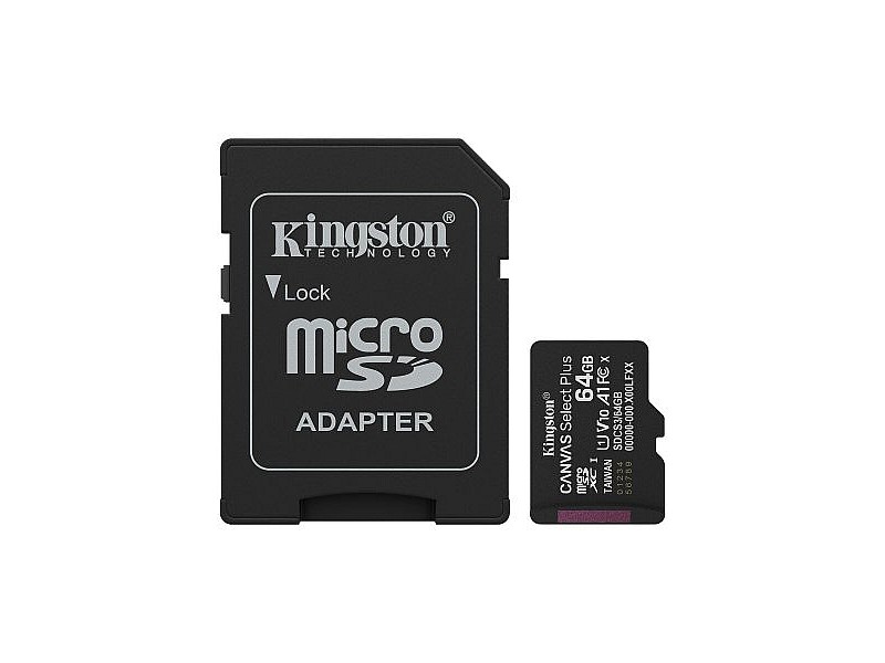 Mикро SD карта памет с адаптер Kingston SDCS3/64GB 64 GB Mикро SD карта памет с адаптер Kingston SDCS3/64GB 64 GB