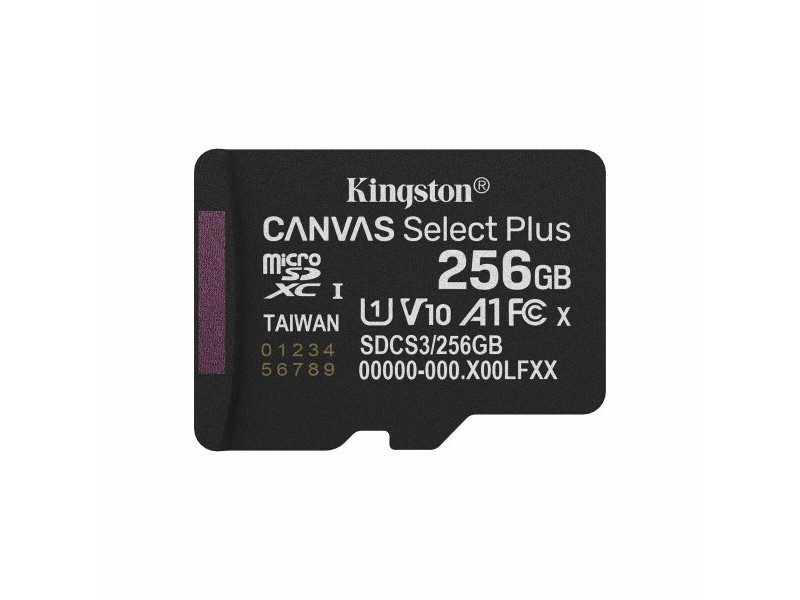 Mикро SD карта памет с адаптер Kingston SDCS3/256GBSP 256 GB