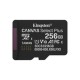 Mикро SD карта памет с адаптер Kingston SDCS3/256GBSP 256 GB