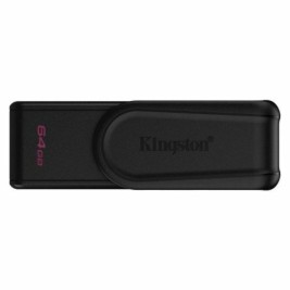 USB стик Kingston DataTraveler Exodia S USB 3.2 64 GB Черен