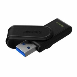USB стик Kingston DataTraveler Exodia S USB 3.2 64 GB Черен