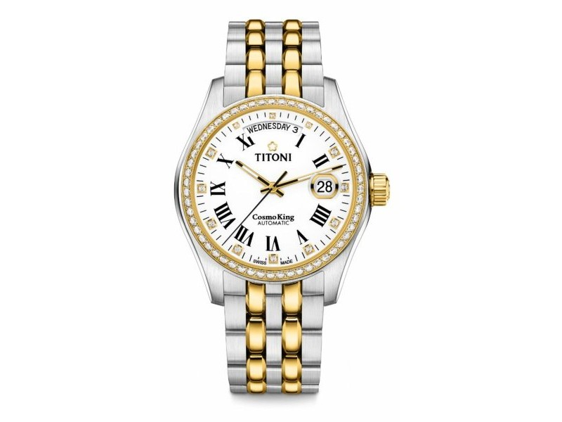 Мъжки часовник Titoni 797SY-DB-019 (Ø 40 mm)