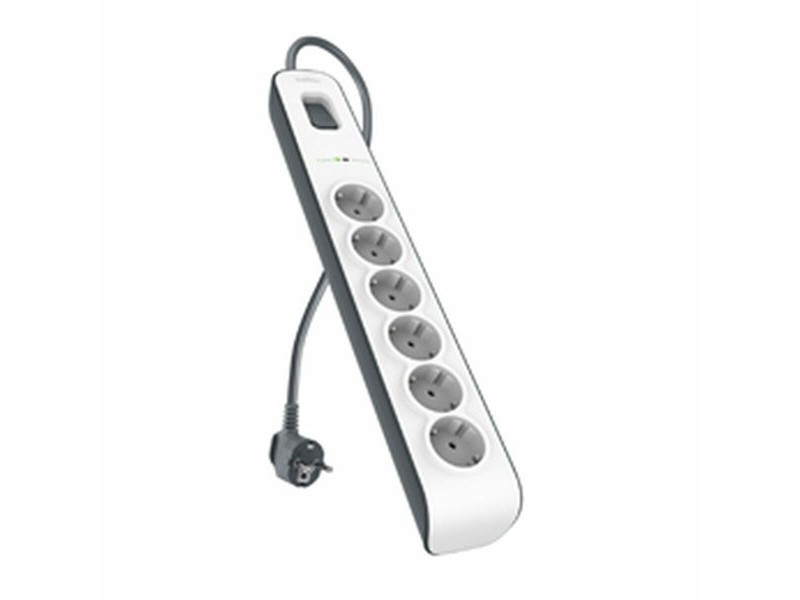 Контакт - 6 изхода с копче Belkin BSV603vf2M