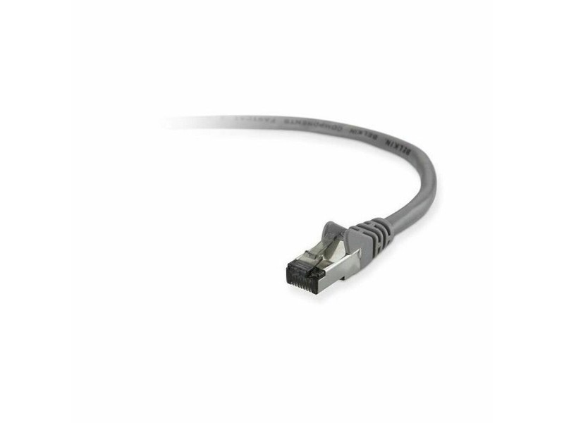 RJ45 CAT 5e UTP кабел Belkin 2m Cat5e STP Черен Сив 2 m