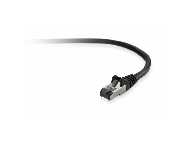 UTP категория 6 твърд мрежови кабел Belkin RJ45-RJ45, Cat6, 2m Черен 2 m