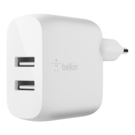 Зарядно за стена + Lightning кабел MFI Belkin Бял 24 W