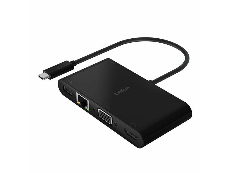 USB извод Belkin AVC004BTBK Черен