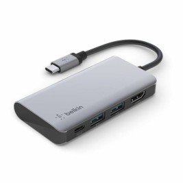 USB извод Belkin AVC006btSGY Сребро 100 W (1 броя)