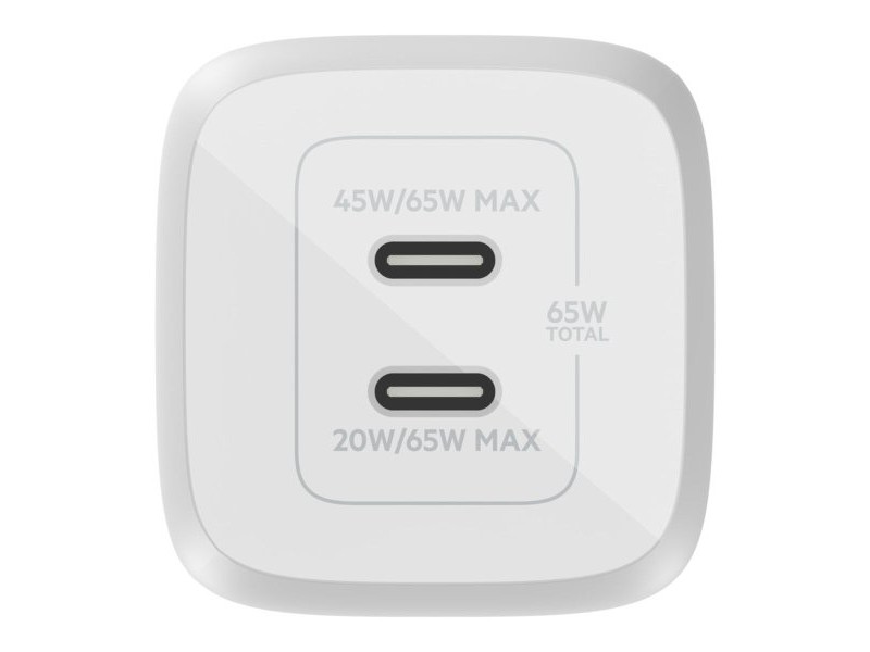 Зарядно за стена Belkin WCH013vfWH Бял 65 W (1 броя)