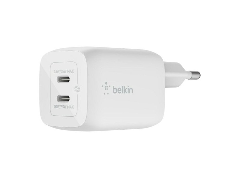 Зарядно за стена Belkin WCH013vfWH Бял 65 W (1 броя)