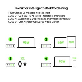 Зарядно за лаптоп Belkin WCH010VFBK Черен