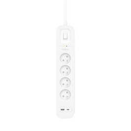 Табло с 4 гнезда с бутон за включване Belkin SRB001CA2M (2 m)