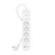 Табло с 4 гнезда с бутон за включване Belkin SRB001VF2M Бял (2 m) Табло с 4 гнезда с бутон за включване Belkin SRB001VF2M Бял (2 m)