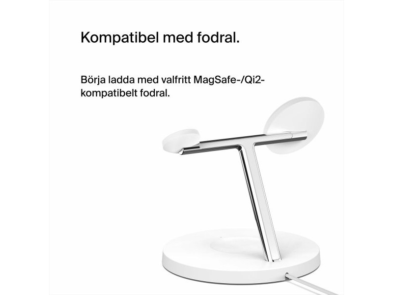 Безжично зарядно Belkin WIZ009VFWH-V2 Бял