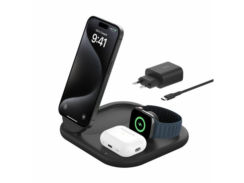 Безжично зарядно Belkin WIZ029VFBK