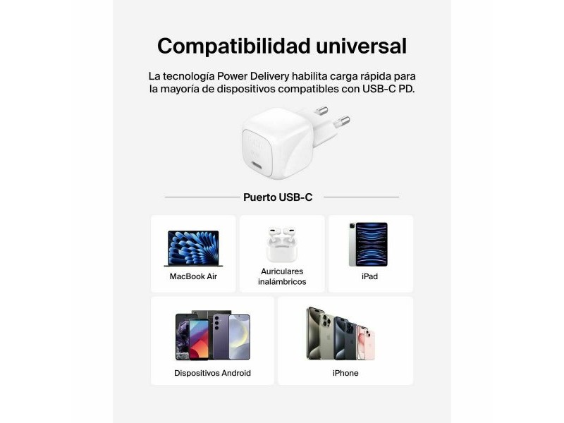 Кабел против мълнии Belkin WCA008KQWH Бял 30 W