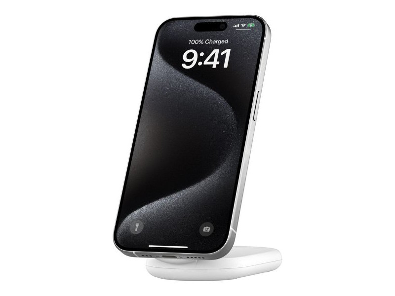 Безжично зарядно Belkin WIB007HQWH Бял 15 W (1 броя)
