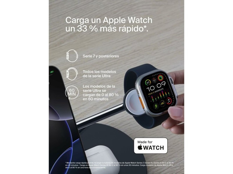 Зарядно за стена Belkin WIZ032KQBK Черен 15 W (1 броя)