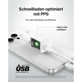 Кабел USB към Lightning Belkin WCA012KQWH Бял
