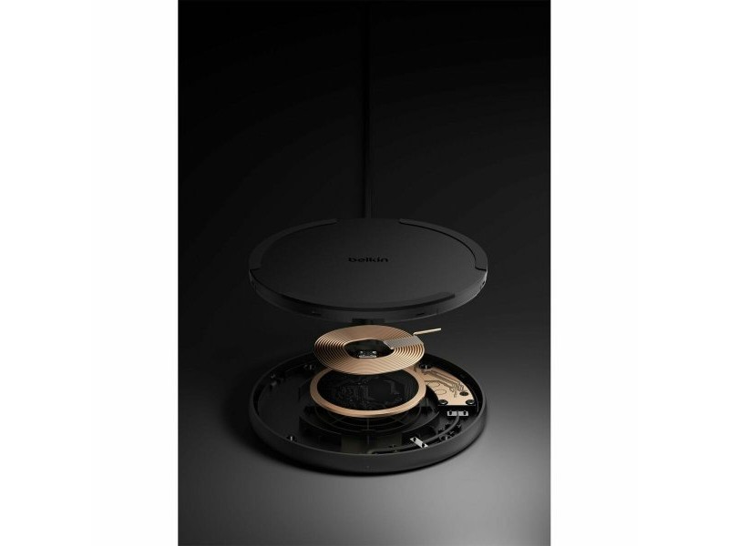 Безжично зарядно Belkin WIA012HQBK Черен 15 W