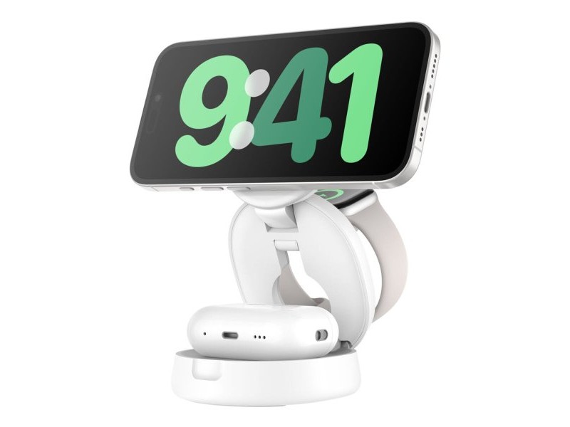 Безжично зарядно Belkin WIZ034KQWH Бял