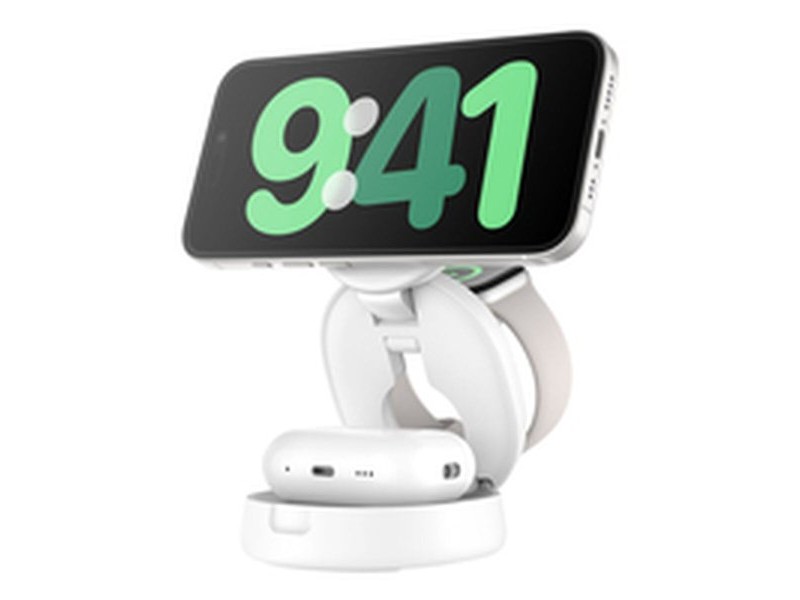 Безжично зарядно Belkin WIZ034KQWH Бял