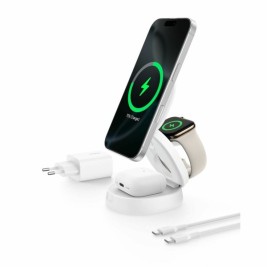 Безжично зарядно Belkin WIZ034KQWH Бял