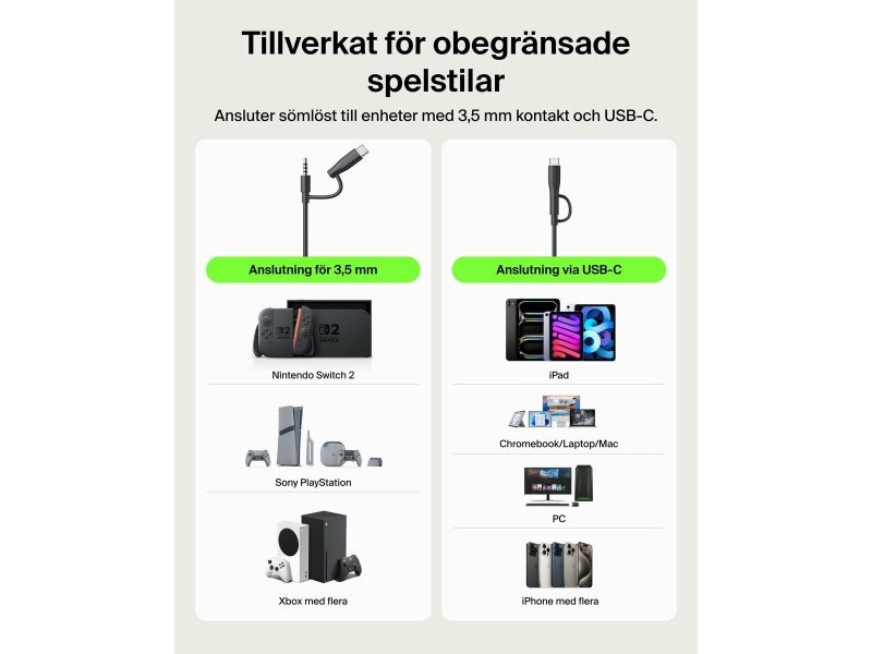 Слушалки Belkin Inspire Nintendo Switch 2
