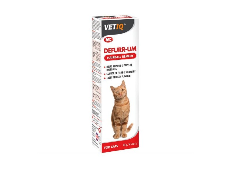 Добавка за храносмилането Mark & Chappell Defurr-um control bolas de pelo (70 g)