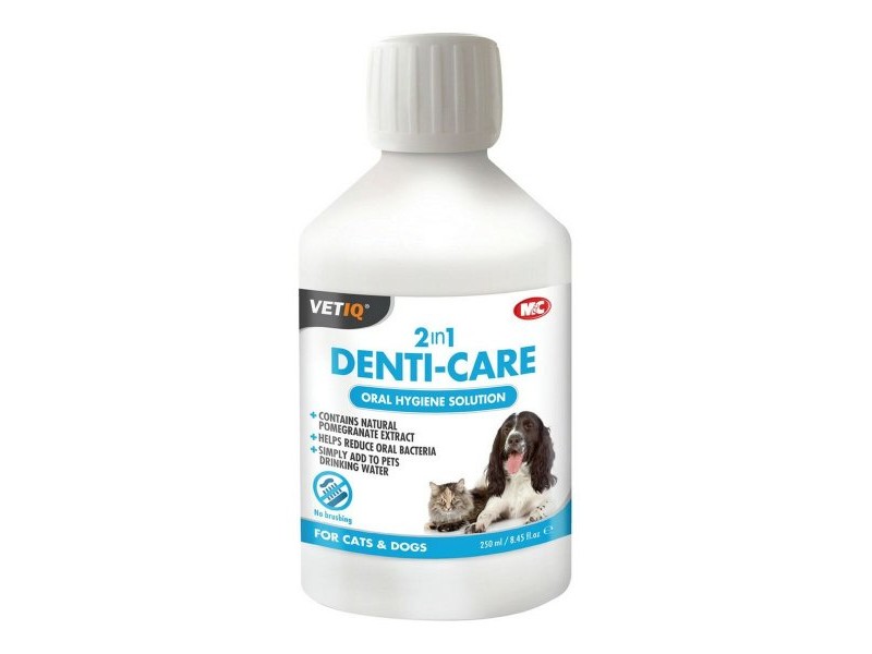 Почистваща течност Planet Line 2 in 1 Защита на устата Котки Куче 250 ml (250 ml)