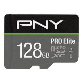 Mикро SD карта памет с адаптер PNY P-SDU128V31100PRO-GE Pro Elite C10 128 GB
