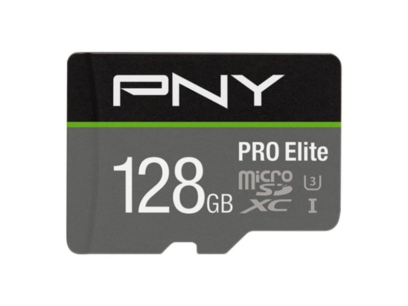 Mикро SD карта памет с адаптер PNY P-SDU128V31100PRO-GE Pro Elite C10 128 GB