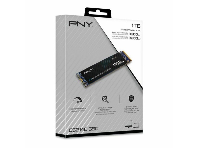Твърд диск PNY CS2140 SSD 1 TB SSD