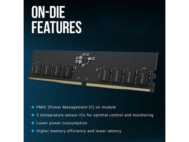RAM памет PNY 16 GB DDR5 SDRAM DDR5 4800 MHz CL40