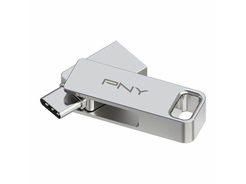USB стик PNY PFDI64GDULINKTYCG Сребрист Стомана 64 GB