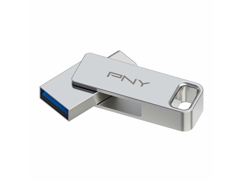 USB стик PNY PFDI64GDULINKTYCG Сребрист Стомана 64 GB