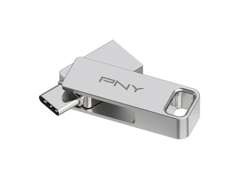 USB стик PNY PFDI64GDULINKTYCG Сребрист Стомана 64 GB