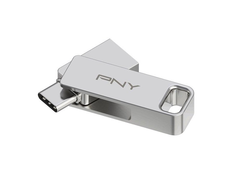 USB стик PNY PFDI64GDULINKTYCG Сребрист Стомана 64 GB