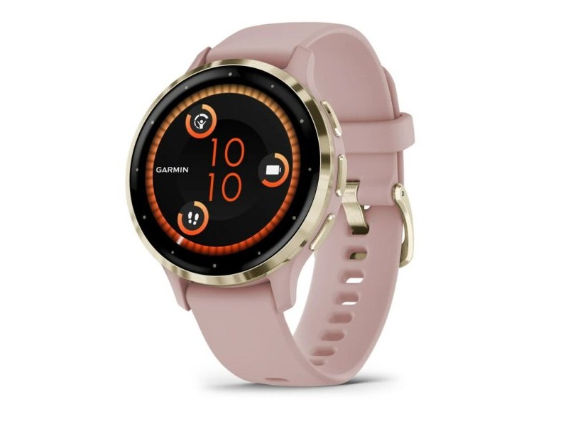 Мъжки часовник GARMIN 010-02785-03 Бял Злато Розов