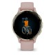 Мъжки часовник GARMIN 010-02785-03 Бял Злато Розов