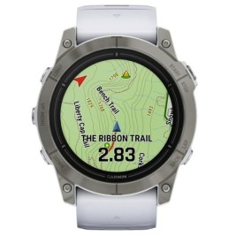 Мъжки часовник GARMIN 010-02804-11 Бял Титанов