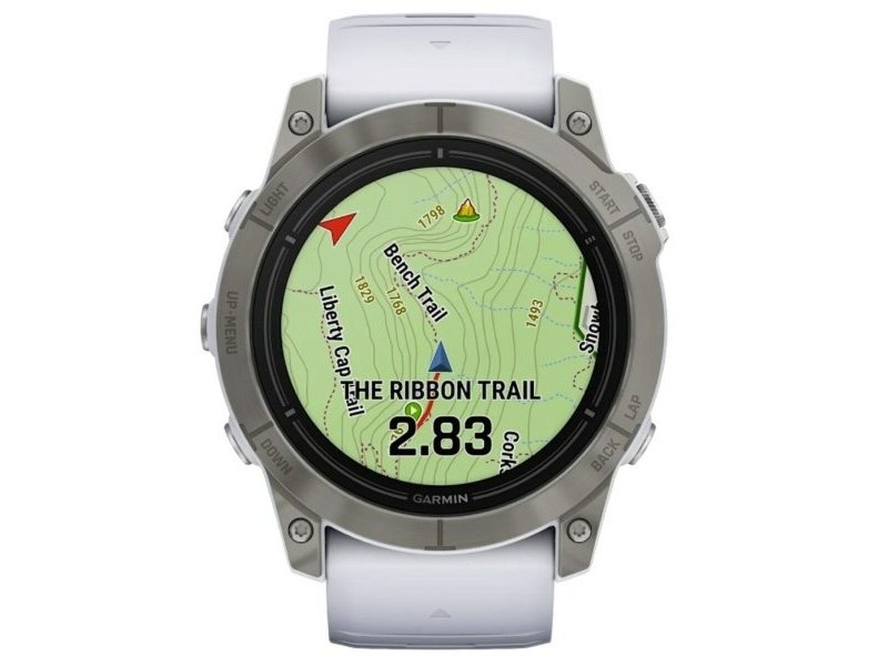 Мъжки часовник GARMIN 010-02804-11 Бял Титанов