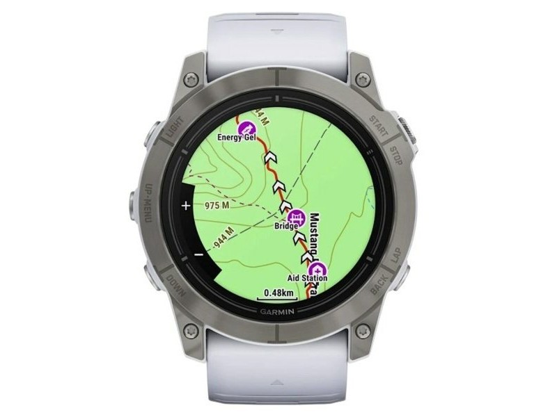 Мъжки часовник GARMIN 010-02804-11 Бял Титанов