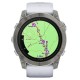 Мъжки часовник GARMIN 010-02804-11 Бял Титанов
